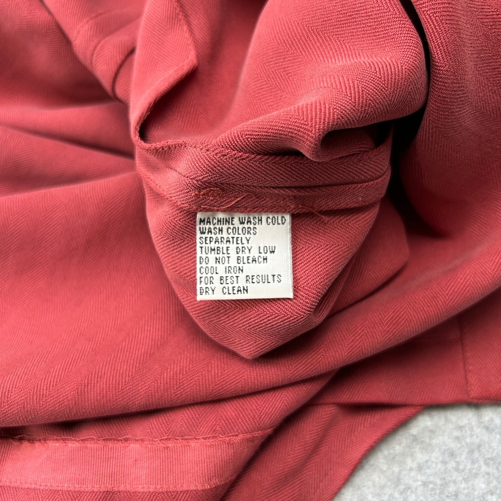 Tommy Bahama Womens Size 2 Red 100% Silk Wrap Tie Front Sleeveless Maxi Dress - Picture 14 of 16